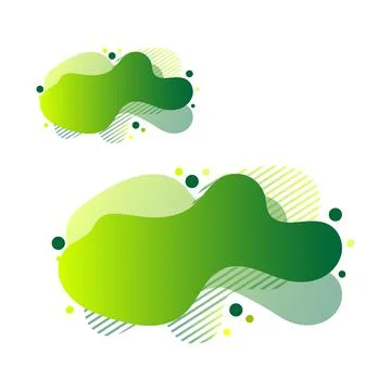 Liquid abstract element graphic Stock Illustration