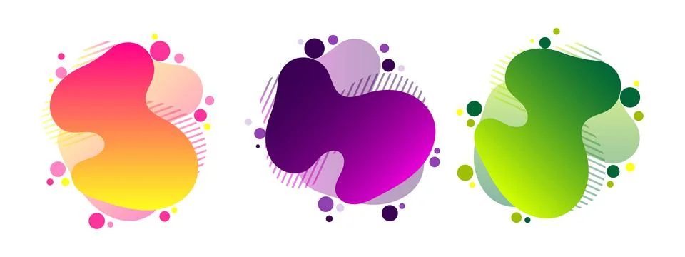 Liquid abstract element graphic Stock Illustration
