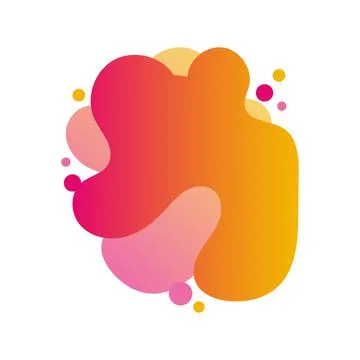 Liquid abstract element graphic Stock Illustration