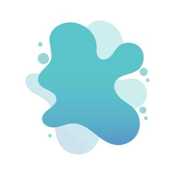Liquid abstract element graphic Stock Illustration