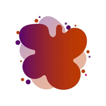Liquid abstract element graphic Stock Illustration