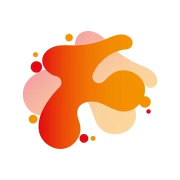 Liquid abstract element graphic Stock Illustration