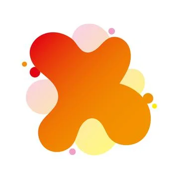 Liquid abstract element graphic Stock Illustration