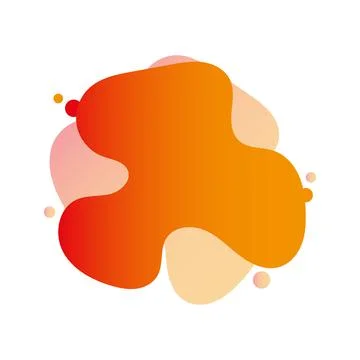 Liquid abstract element graphic Stock Illustration