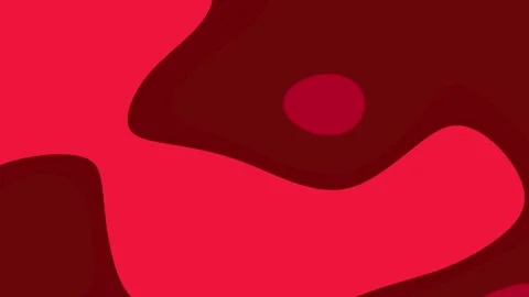 Liquid abstract flowing red shapes Video stock 307561512