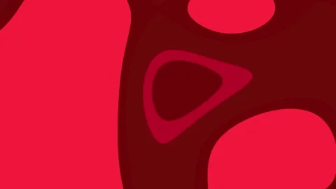 Liquid abstract flowing red waves Stock Footage 307561824