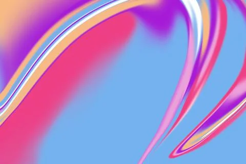 Liquid Abstract Gradient Background. Modern neon Template. Blue, pink, violet Stock Illustration