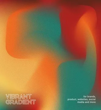 Liquid Abstract Gradient Background with red and green color. Stock-Illustration
