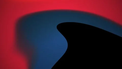 Liquid Abstract Motion Background with Flowing Red Blue and Black Gradient .. Stock Footage 345369743