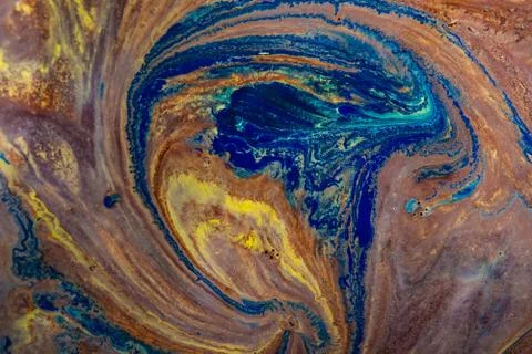 Liquid abstract paint background. Fluid painting texture. Colorful mix of acr Photos