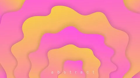 Liquid Abstract  Shape Gradients. 스톡 일러스트