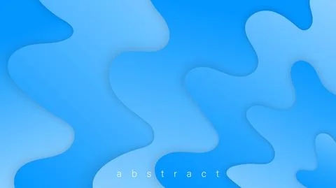 Liquid Abstract  Shape Gradients. 스톡 일러스트