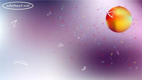 Liquid abstract space background picture color. Stock Illustration