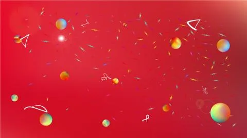 Liquid abstract space background picture colorful. Illustrazione stock