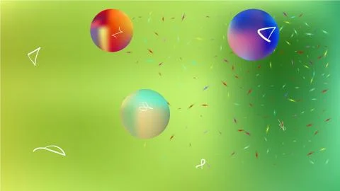 Liquid abstract space background picture blend. Stock Illustration
