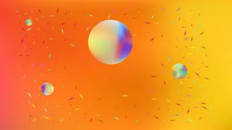 Liquid abstract space background picture blend. 스톡 일러스트