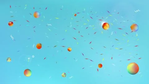 Liquid abstract space background picture bright. Illustrazione stock