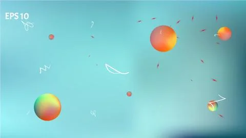 Liquid abstract space background picture blend. 스톡 일러스트
