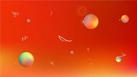 Liquid abstract space background picture color. Illustrazione stock