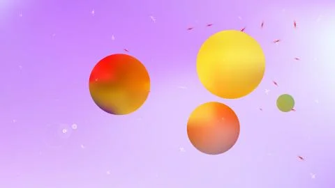 Liquid abstract space background picture colorful. Illustrazione stock
