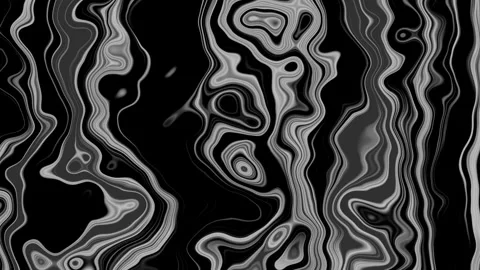 Liquid abstract video on black background Stock Footage 303180687