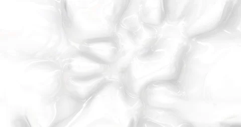 Liquid abstract white background. Smooth glossy texture 3D rendering . loop 4k. Stock Footage 127303491