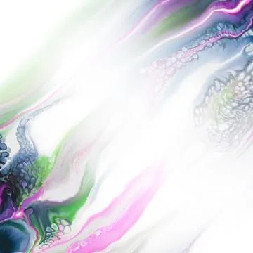 Liquid acrylic abstract pattern. Marbling effect Stock Illustration