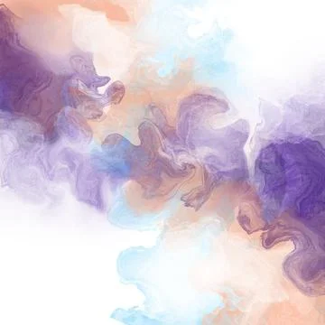 Liquid acrylic abstract pattern. Marbling effect Stock Illustration