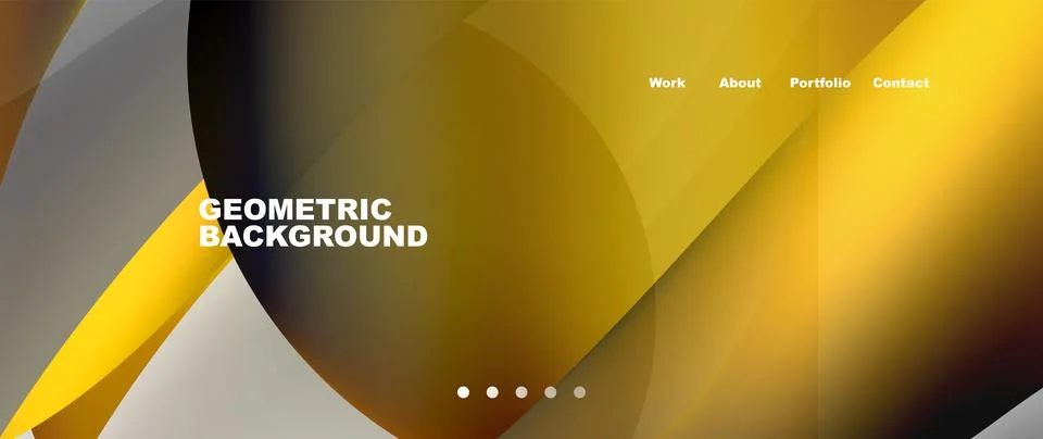 A liquid amber gradient background inspired by automotive lighting Stock Illustration