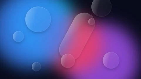 Liquid Ambient Gradient Glassmorphism Video stock 344285322