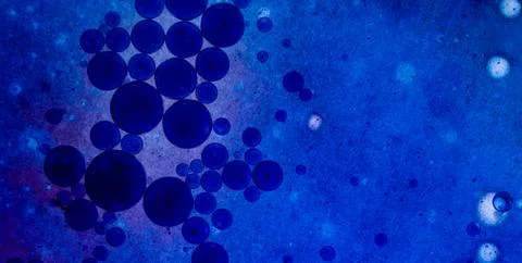Liquid and Water Patterns in a Grunge Art Illustration Stock Illustration