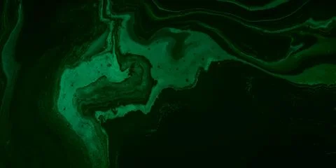 Liquid and Water Patterns in a Grunge Art Illustration Stock Illustration