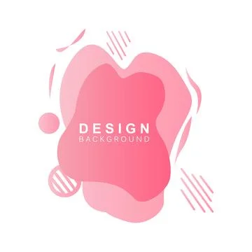 Liquid Background, Gradient Bubble Vector, Logo Template Banner And Abstrac.. Stock Illustration