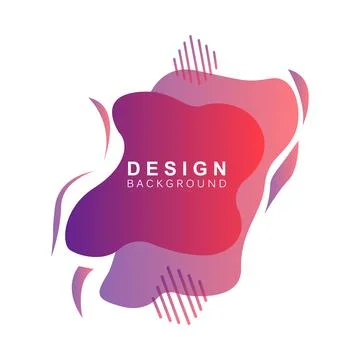 Liquid Background, Gradient Bubble Vector, Logo Template Banner And Abstrac.. Stock Illustration