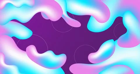 Liquid Background Gradient liquid wavy shapes futuristic banner Fluid Backg.. Illustrazione stock