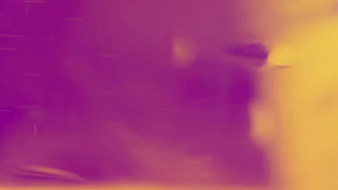 Liquid in background of purple and yellow colors in motion Stock Footage 167191069