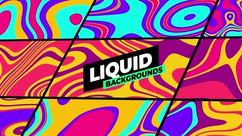 Liquid Backgrounds Stock After Effects