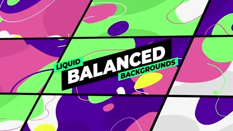 Liquid Balanced Backgrounds Stock After Effects