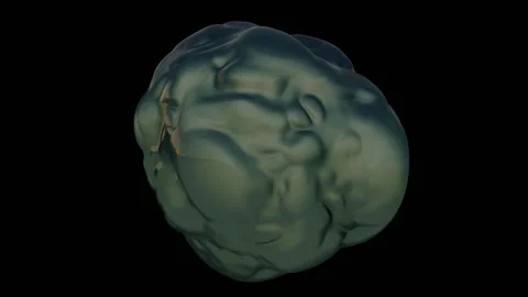 Liquid ball background Stock Footage 152988155