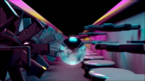 Liquid ball pulse 128 bps Stock Footage 150160640