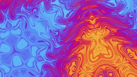 Liquid beautiful bright gradient texture seamless loopable pattern background Stock Footage 131672661