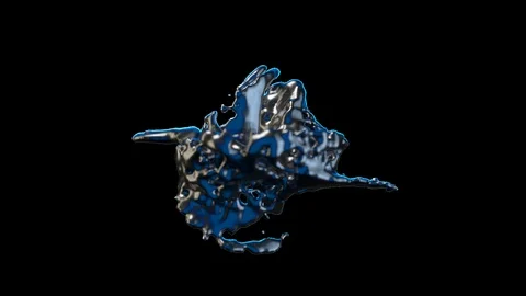 Liquid Blob #04 Stock Footage 108032337