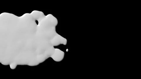 Liquid blobs transition left alpha Stock-Footage 33871303