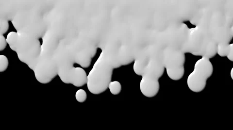 Liquid blobs transition top alpha Stock Footage 33871287
