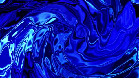 Liquid blue abstract background. Shining movement of paint with glitter on water 스톡 동영상 242721541