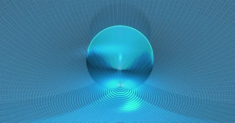 Liquid blue background motion abstract dot animation on blue background. Stock Footage 93060956