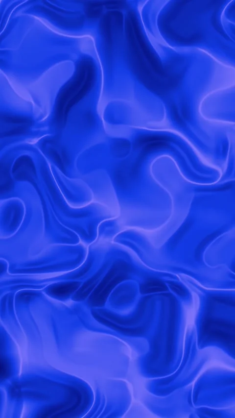 Liquid blue background, swirling texture fluid neon abstraction flow, Slow Stock Footage 313090378