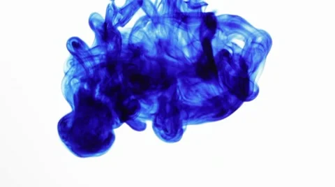 Liquid blue cloud Video stock 10719930