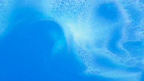 Liquid Blue Colors Flowing Stock Footage 206711045