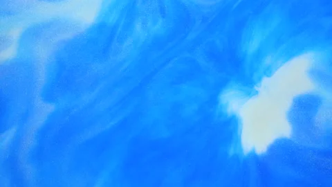 Liquid Blue Colors Flowing Stock Footage 206798091
